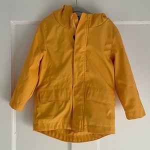 Toddler Rubber Rain Jacket - Cat & Jack Yellow - 2T